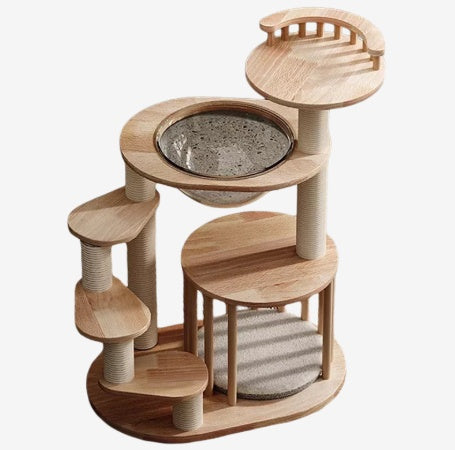 Plate-forme de saut de chat à plusieurs niveaux pour usage domestique
