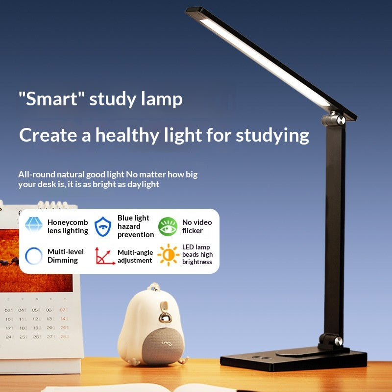 Plug-in en alliage d'aluminium et lampe de bureau rechargeable ultra-longue batterie
