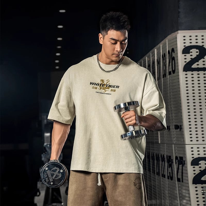 T-shirt sport haut tous les jours perdu Casual
