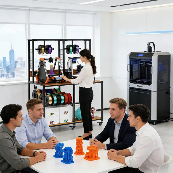 Support d'imprimante 3D double avec stockage filament
