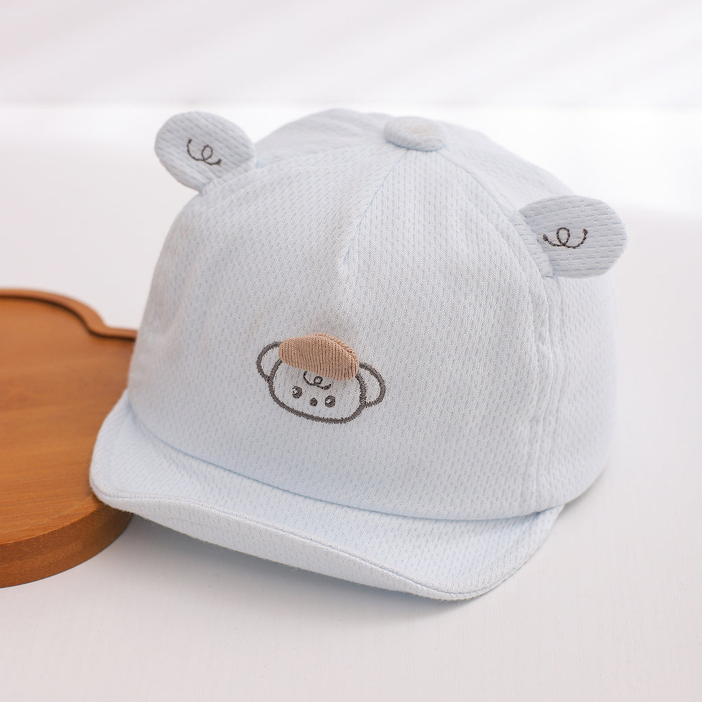 Summer Baby-style Cartoon Teddy Bear Casquette de baseball souple pour la protection solaire extérieure