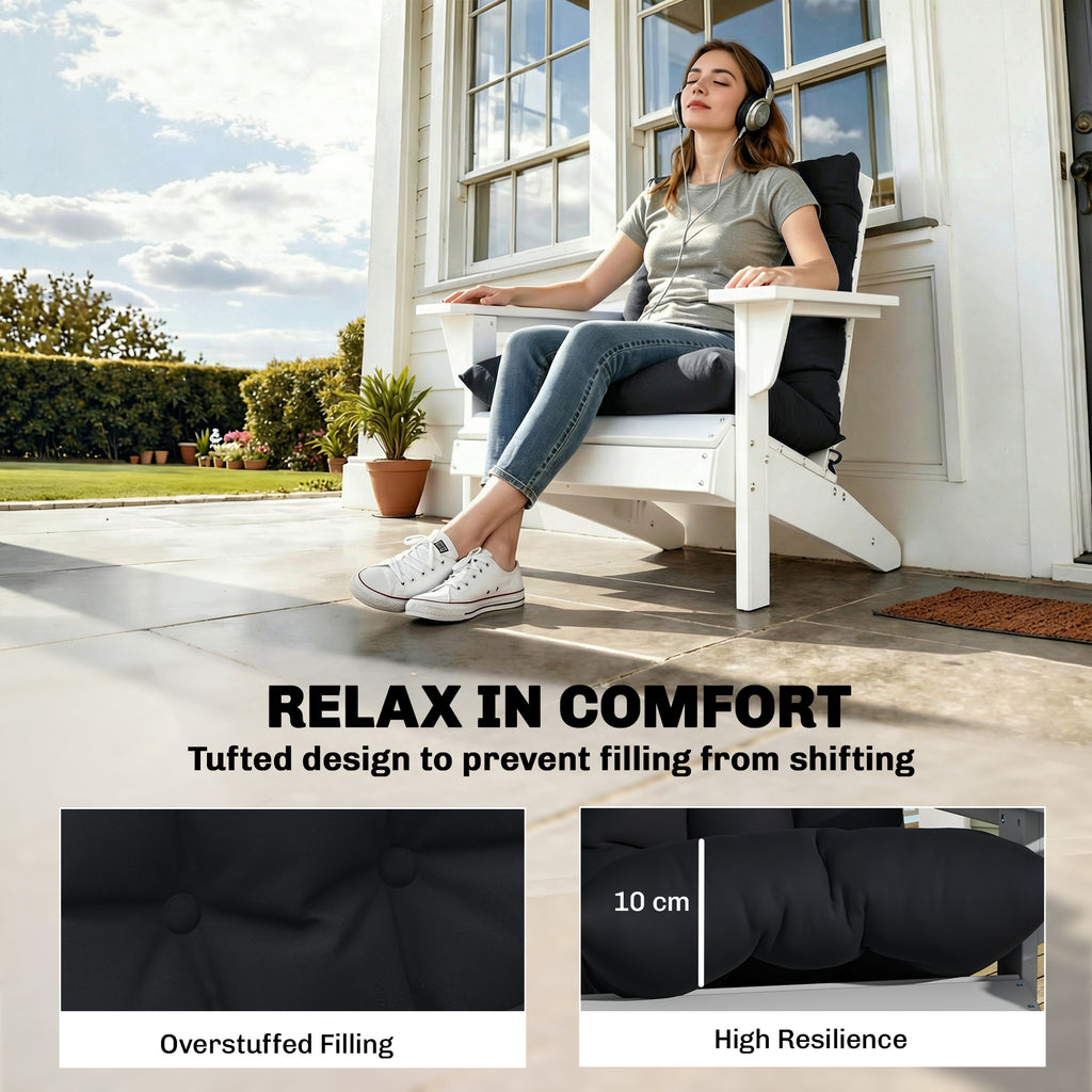 Coussins extérieurs de chaise Adirondack Set de 2