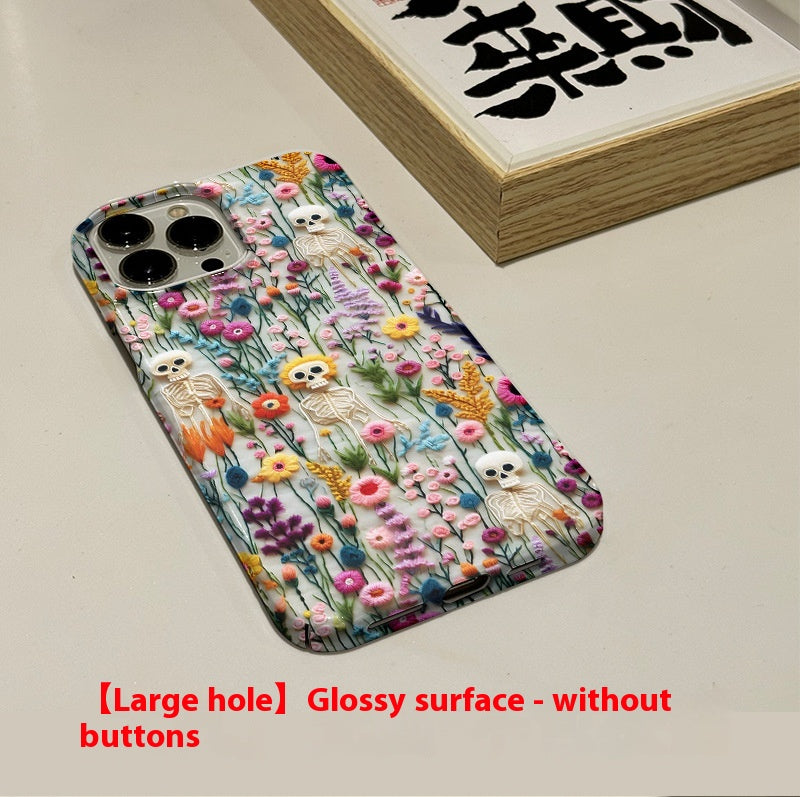 Rétro huile peinture boîtier de téléphone
