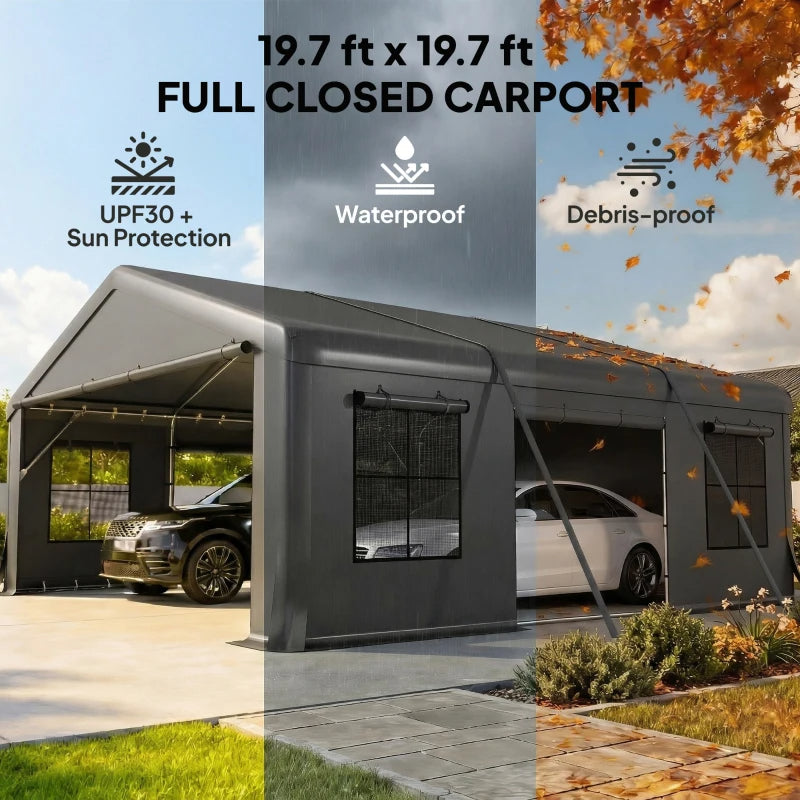 Autoport de poids lourd de 20' X 20'