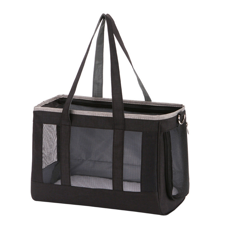 Pet Handbag Panoramic Breathable Portable Shoulder Bag for Outings