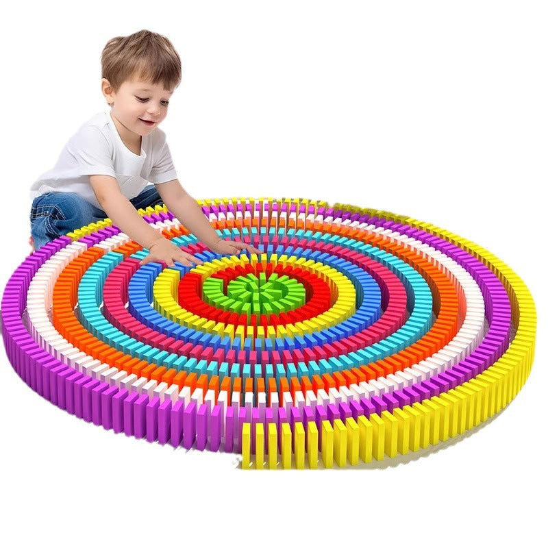 Puzzle éducatif Jouet Mécanisme Bâtiment Blocs Cadeau Dominos