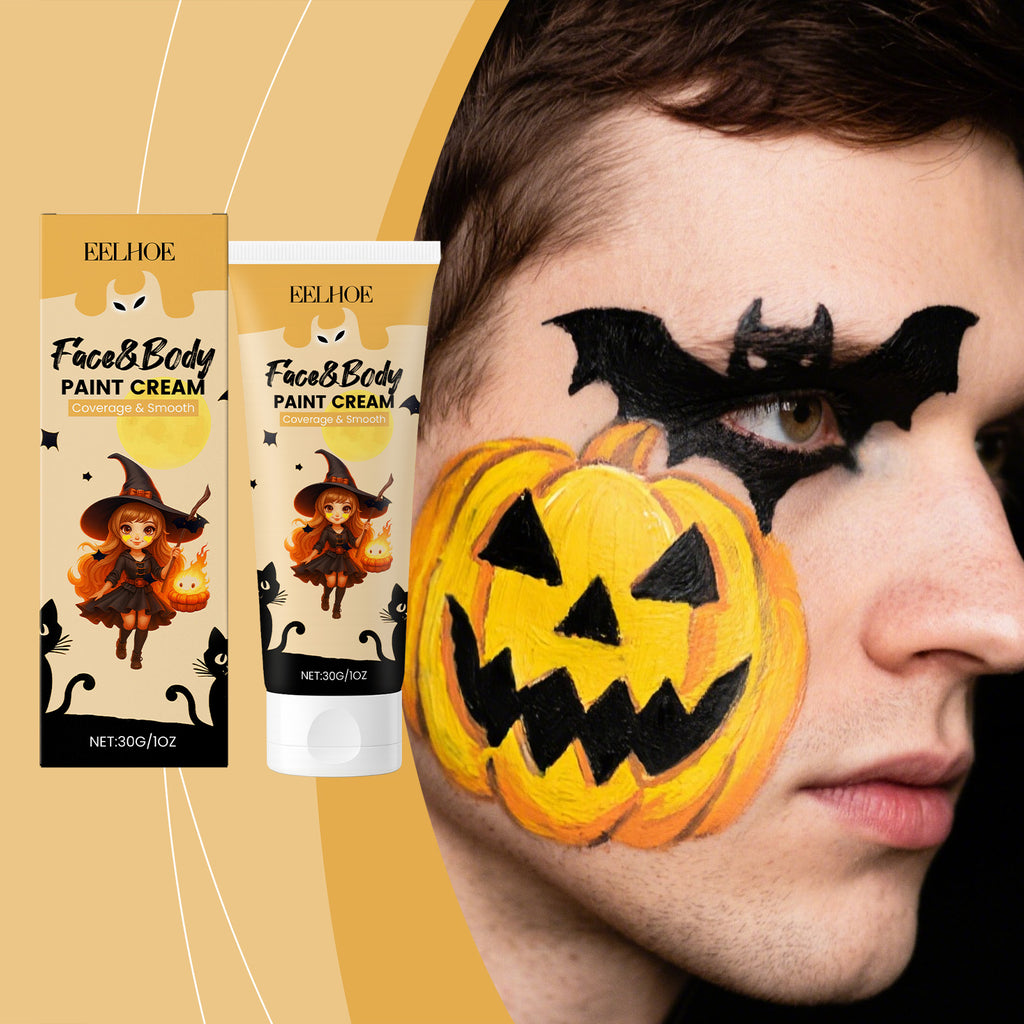 Crème de peinture visage et corps d'Halloween 30g