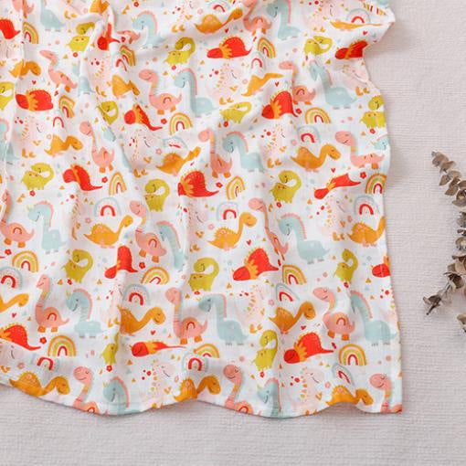 Simple imprimé nouveau-né bébé bambou coton bébé couverture Gro-bag