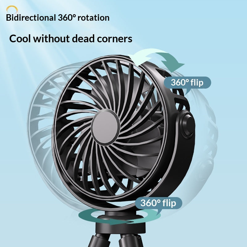 Mini ventilateur portable de bureau en forme d'octopus