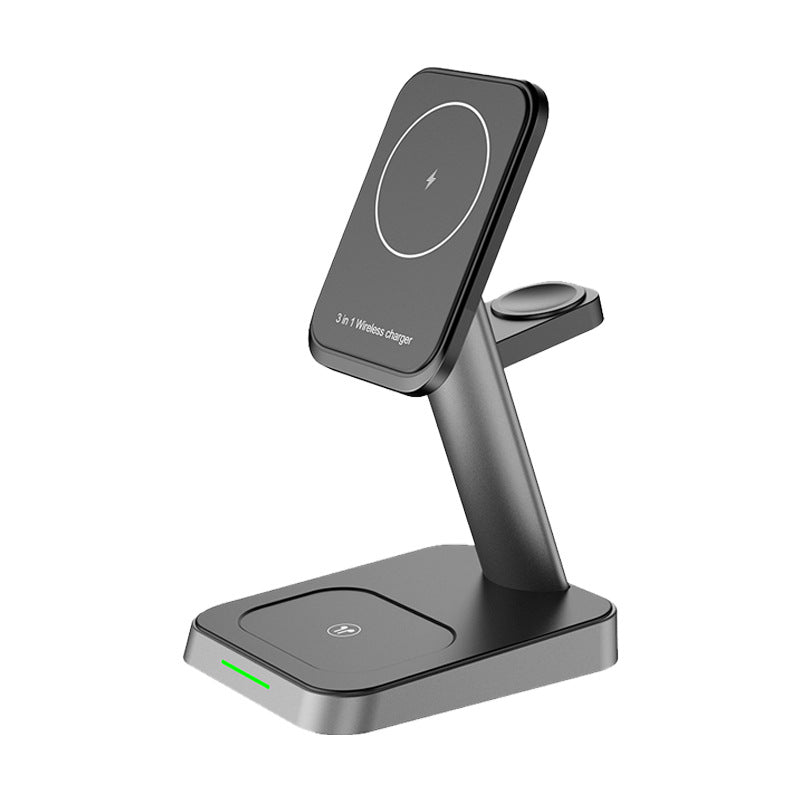 Téléphone mobile Chargeur vertical sans fil Montre Chargeur sans fil Téléphone mobile sans fil Trois..