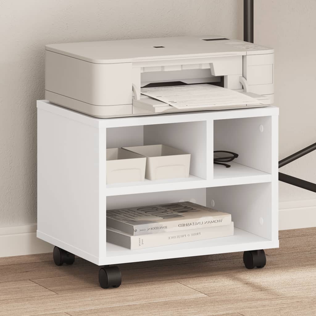 Support imprimante avec roues 41x32x34.5 cm support imprimante