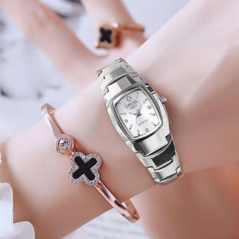 Élégante montre à quartz polyvalente et résistante à l'eau