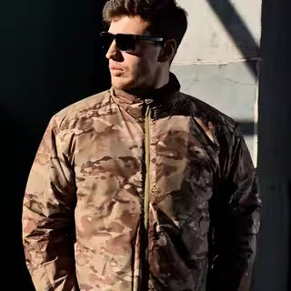 Angken Thermal Reflection Tactical Cotton rembourré Veste Homme Automne et Hiver Windproof