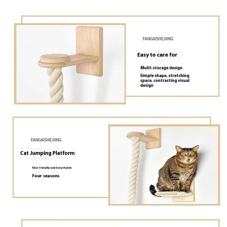 Jeu d'escalade plate-forme de saut d'obstacles muraux Cat Climber
