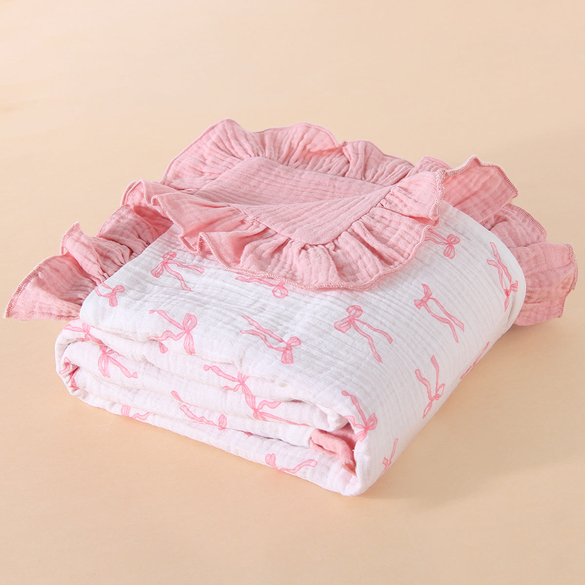 Double-Layer Padded Fabric Baby Blanket