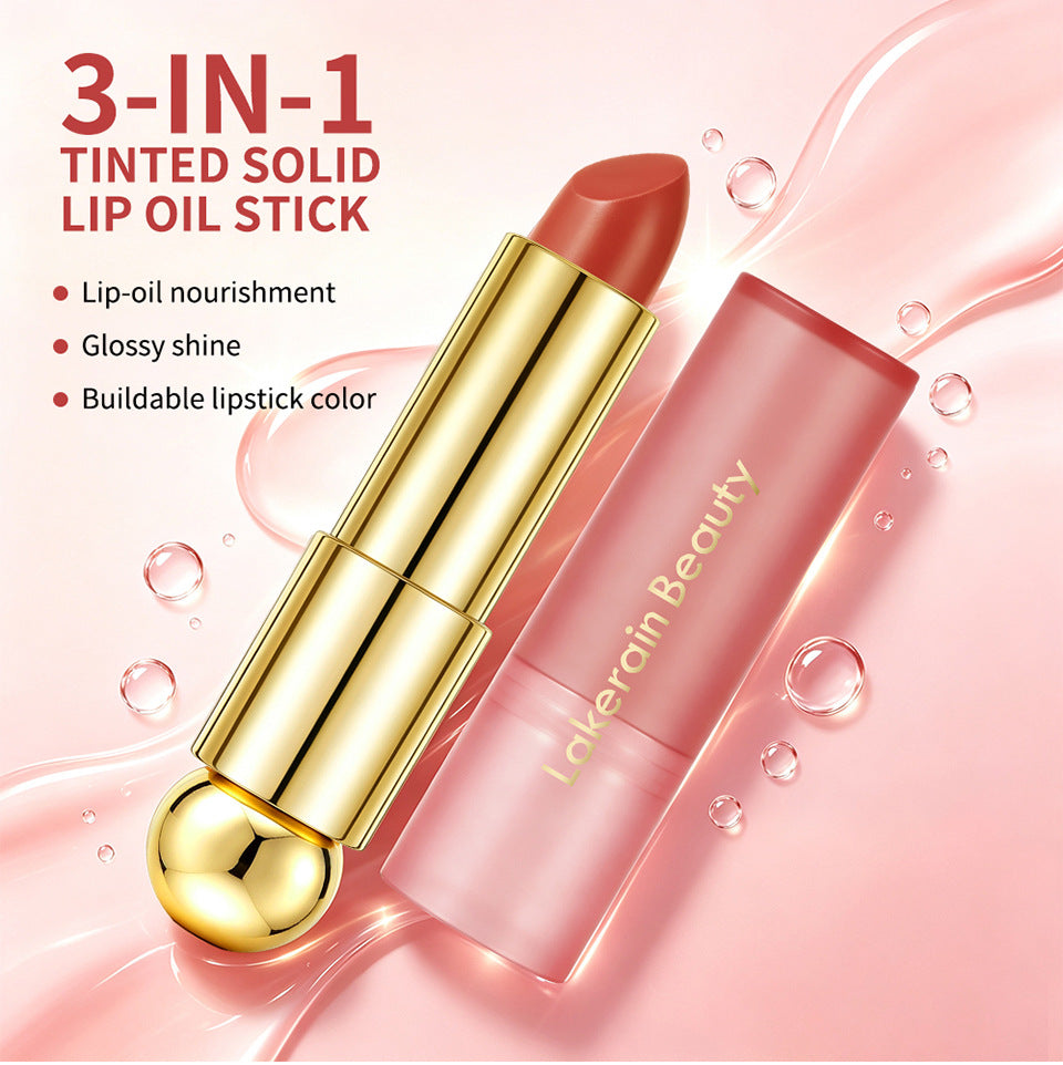 Hydratant le rouge à lèvres mat 3-en-1 multi-effets