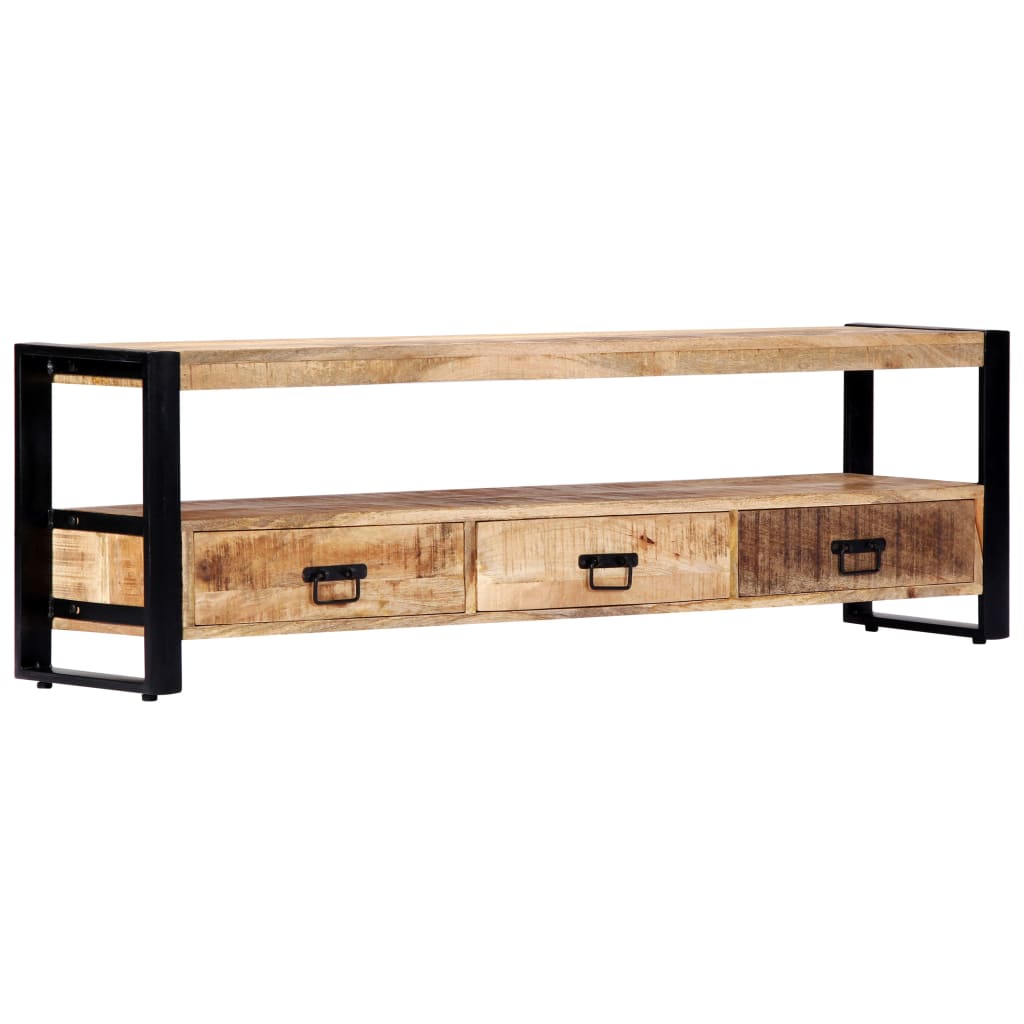 Armoire TV 150 x bois de mangue massif