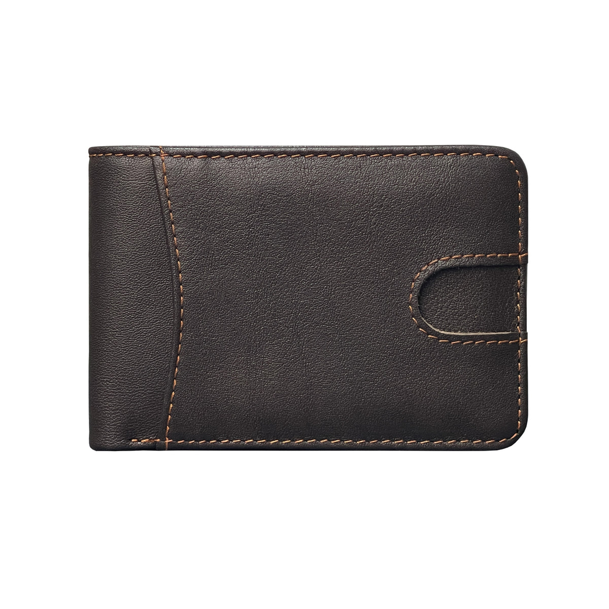 Oil-cracked leather card holder