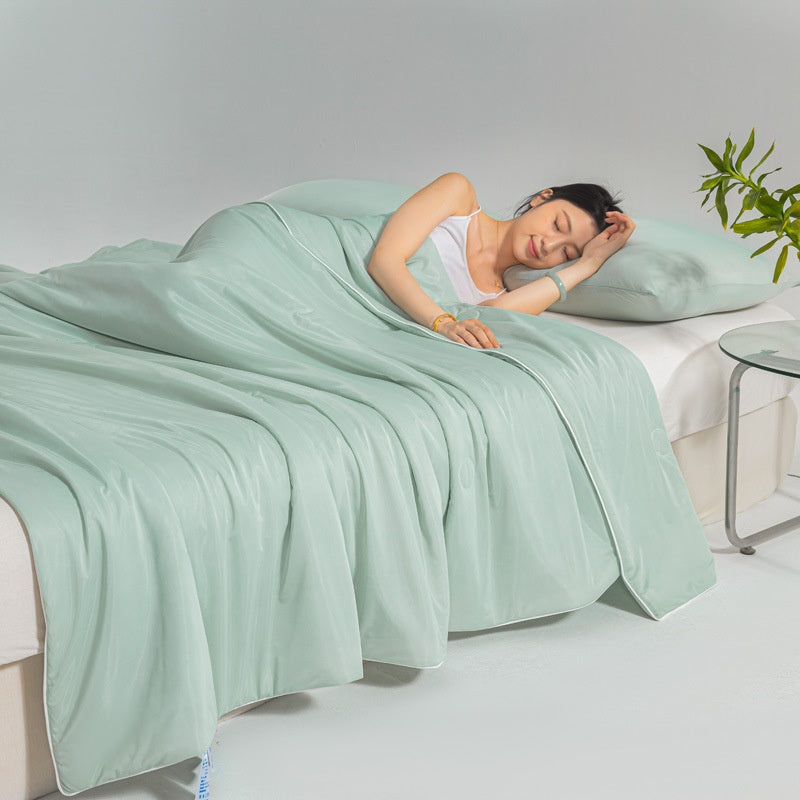 Quilt d'été en soie glacée fraîche et fine