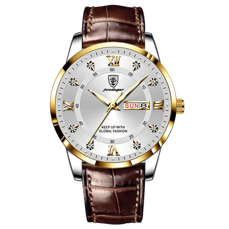 Montre Quartz ultra-mince pour hommes