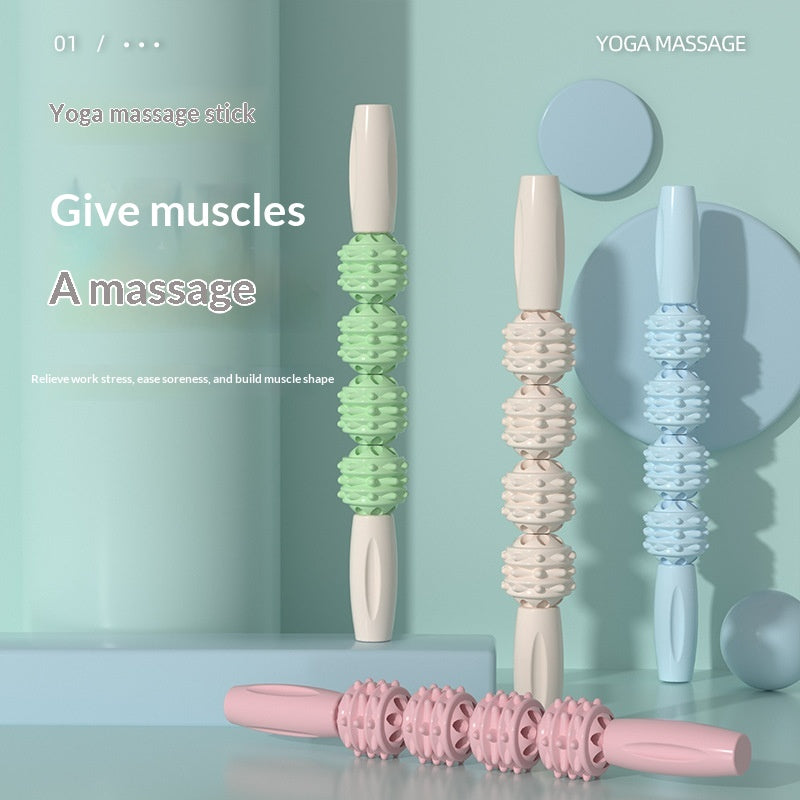 Un bâton de massage. Mace Muscle Relaxeur Skinny Leg Artifact Calf Massage Roller Fitness Fascia