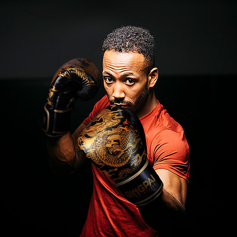 Gants professionnels de boxe pour hommes Sanda Fight