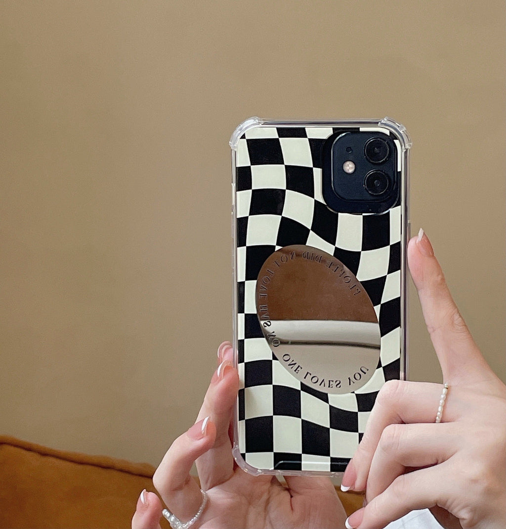 Coque de téléphone miroir Chessboard simple