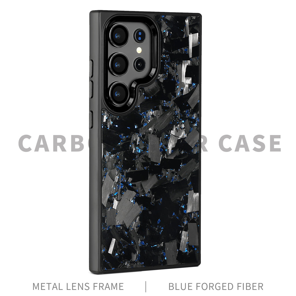 Magnetic Forged Carbon Fibre Shell Téléphone étui protecteur