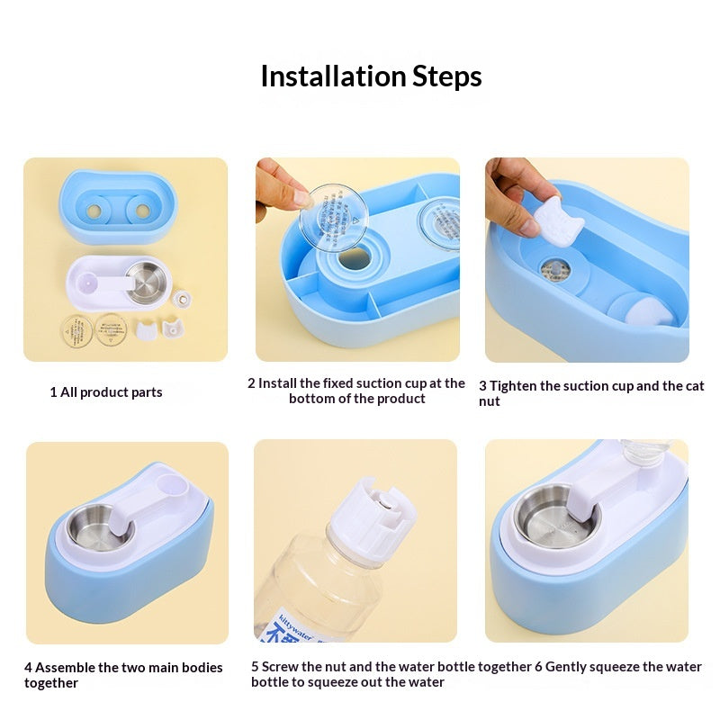 Produit de la fontaine d'eau de chat sans fil filtré