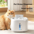 Fontaine d'eau pour animaux de compagnie filtrée sans fil intelligente