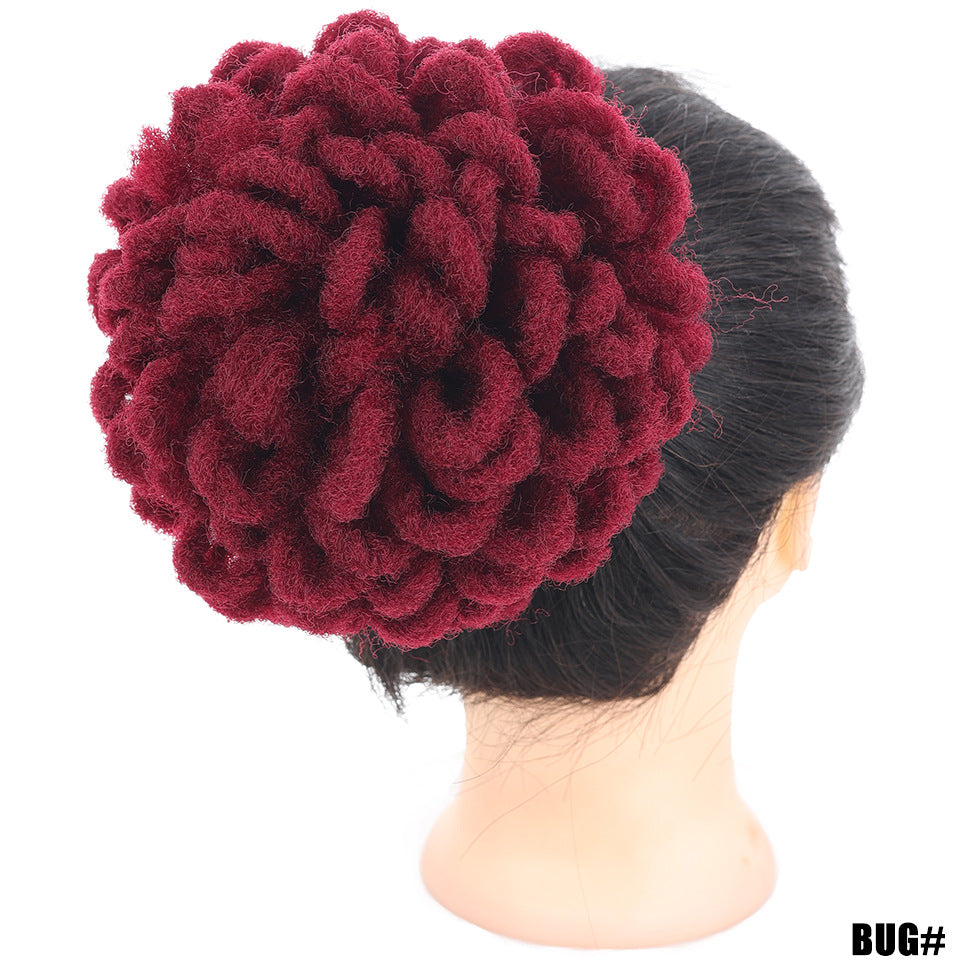 Sac à Cheveux Africain Bun Drawstring Dreadlocks Sac à Cheveux afro