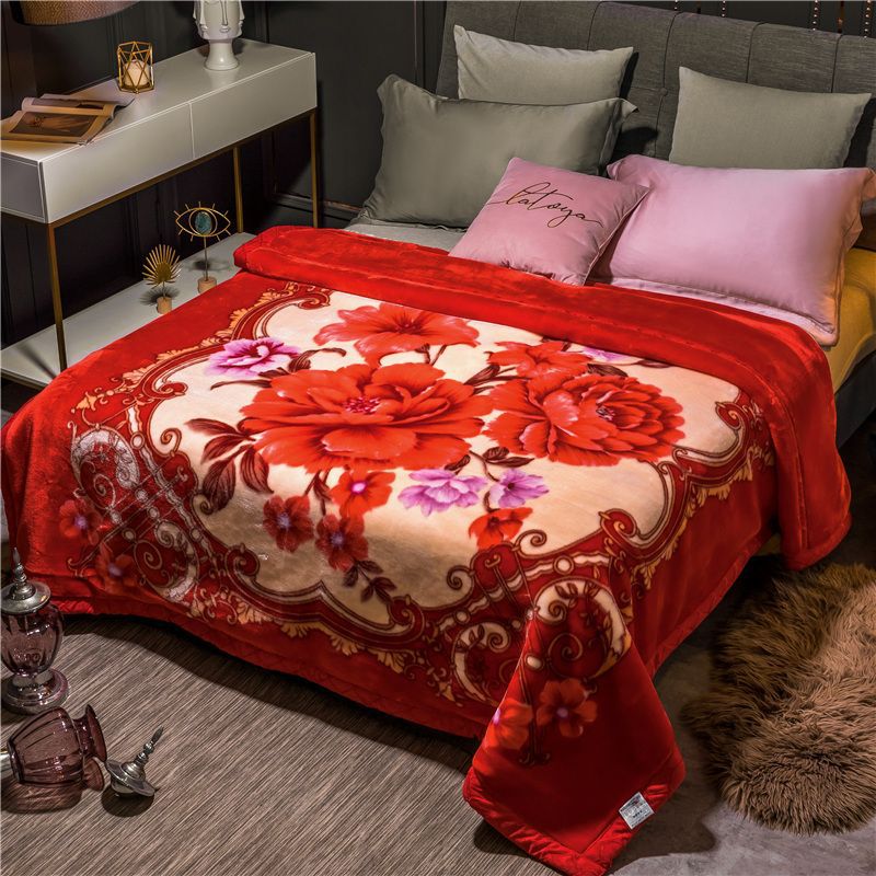 Couverture chaude en double couche de corail