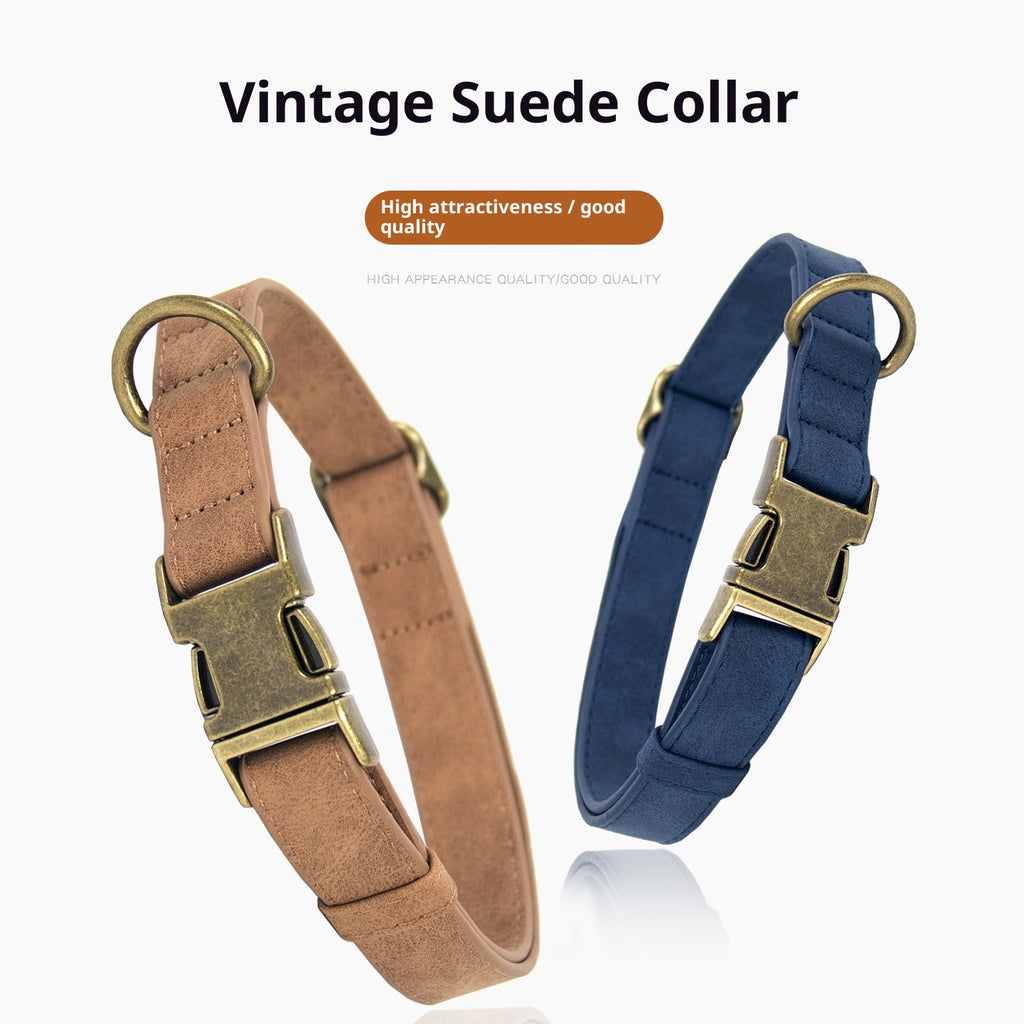 Chien Leash Pet Vintage Anti-rafale Grand Moyen