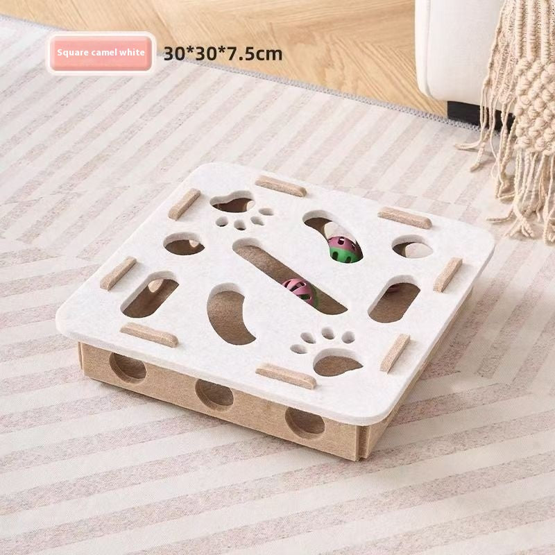 Jouet de chat Self-Hi soulageant Stuffy Artifact Trou Boîte en feutre