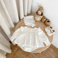 Bébé fille brodée fausse robe de princesse deux-pièces