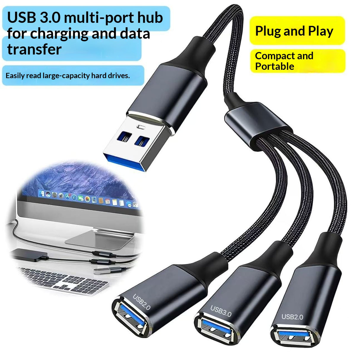 USB Type-C Hub Splitter