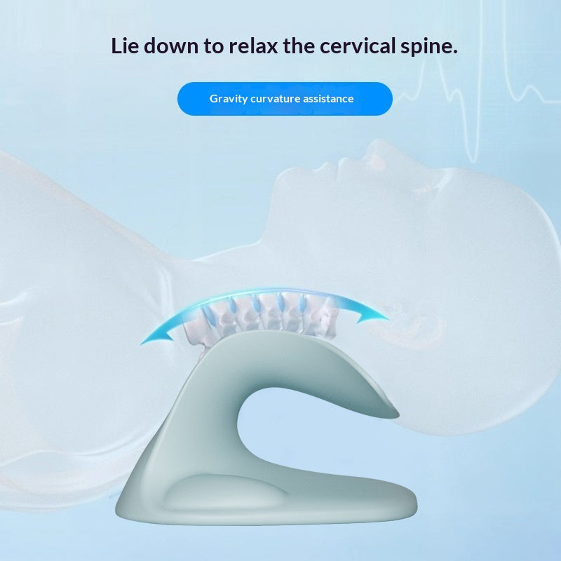 Oreiller de massage de traction cervical Shiatsu à base de gravité