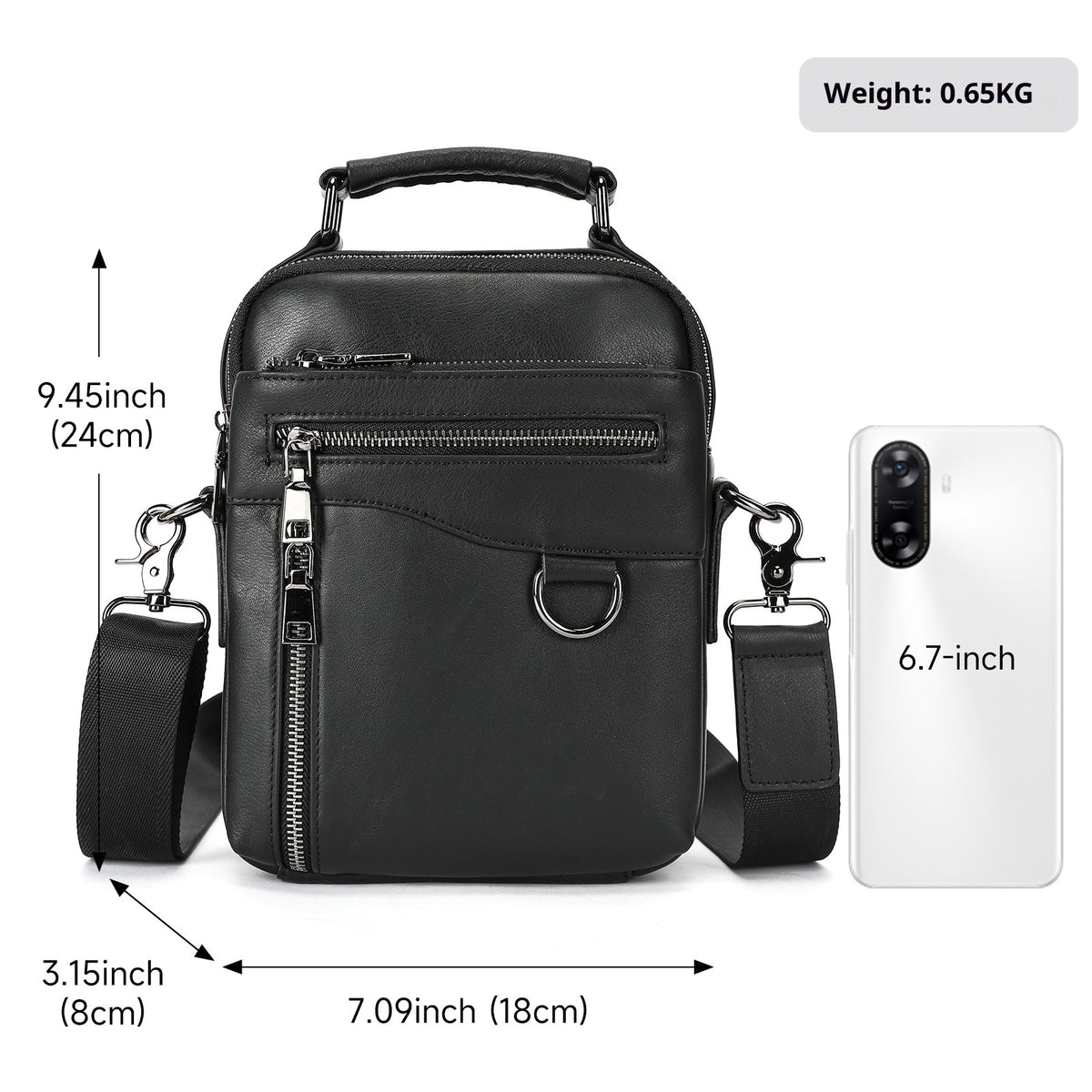 Men's unique shoulder bag