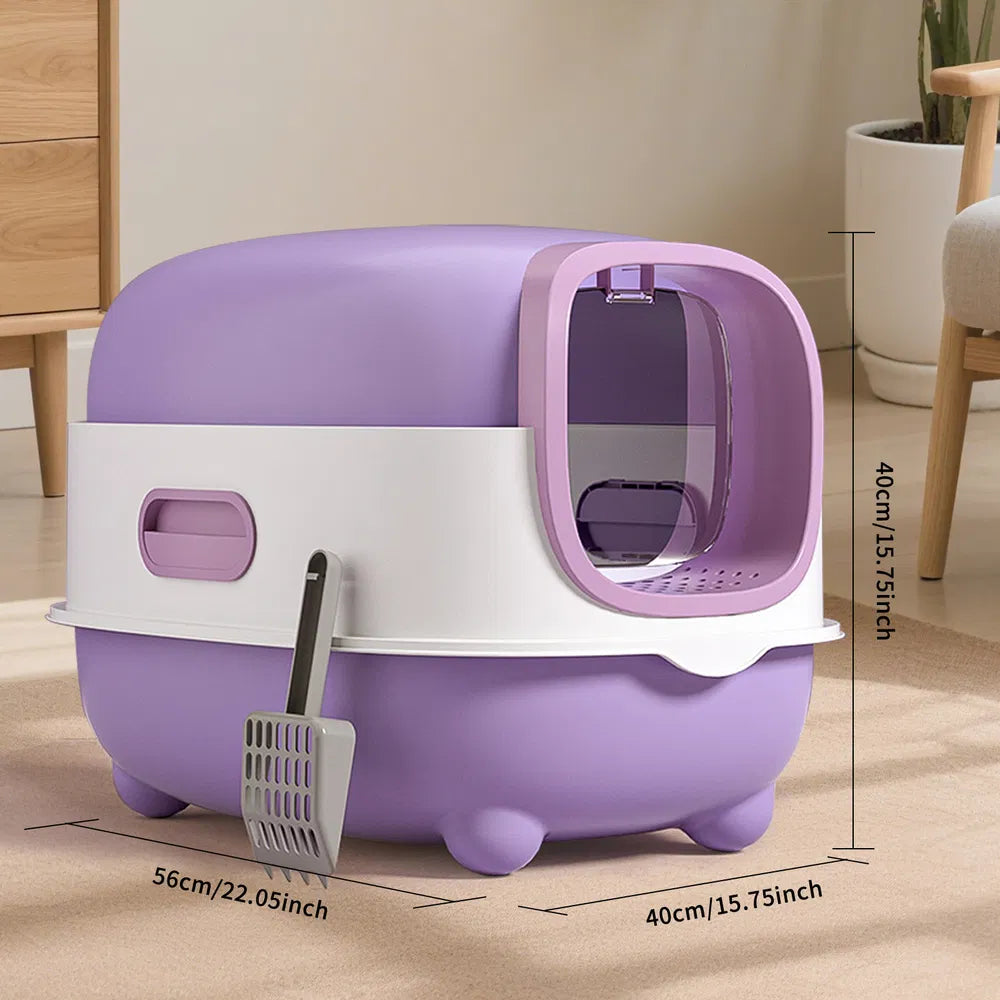Boîte à litière à haute capacité et Odor-Lock