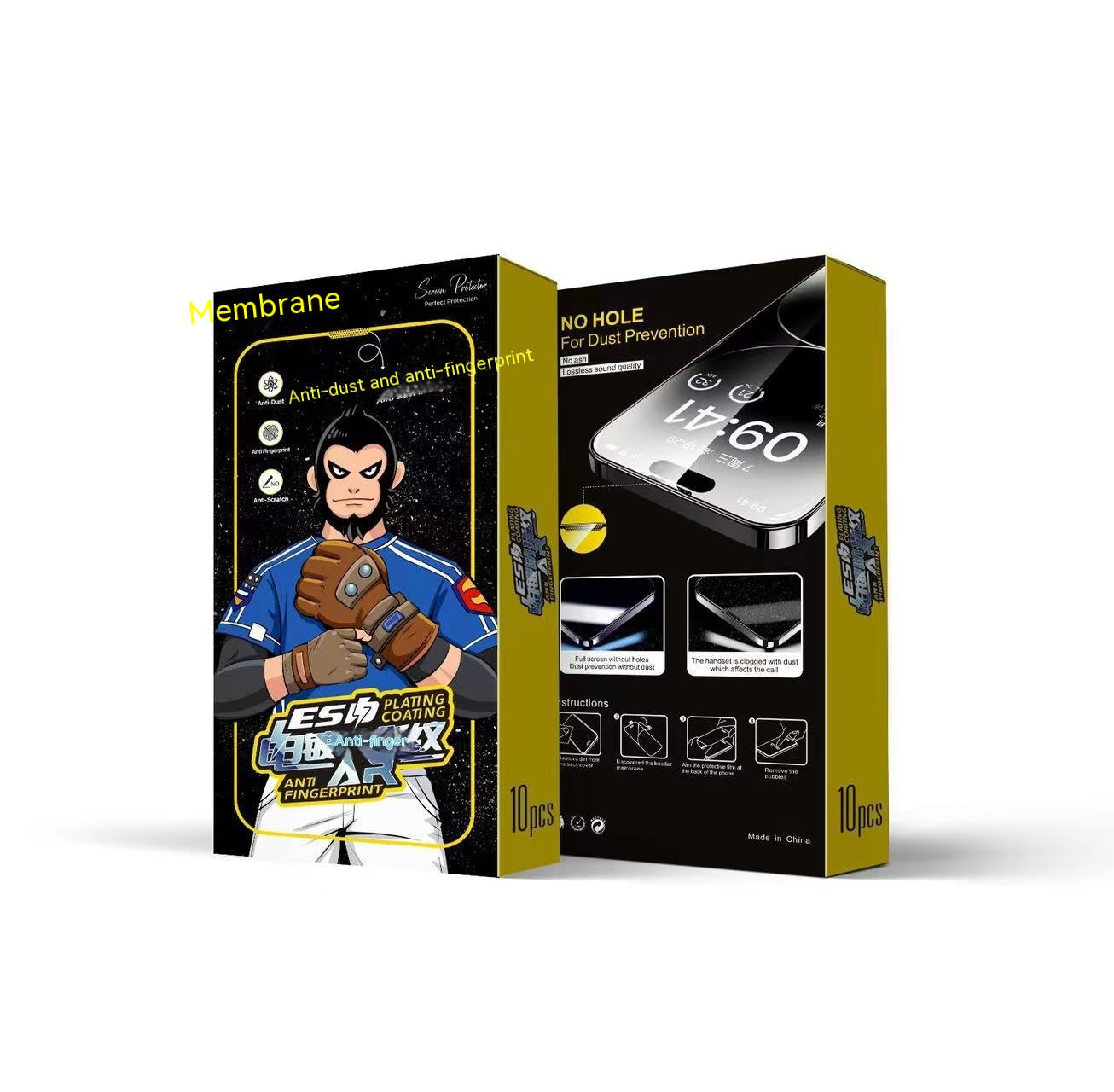 Film de téléphone portable électroplaqué HD