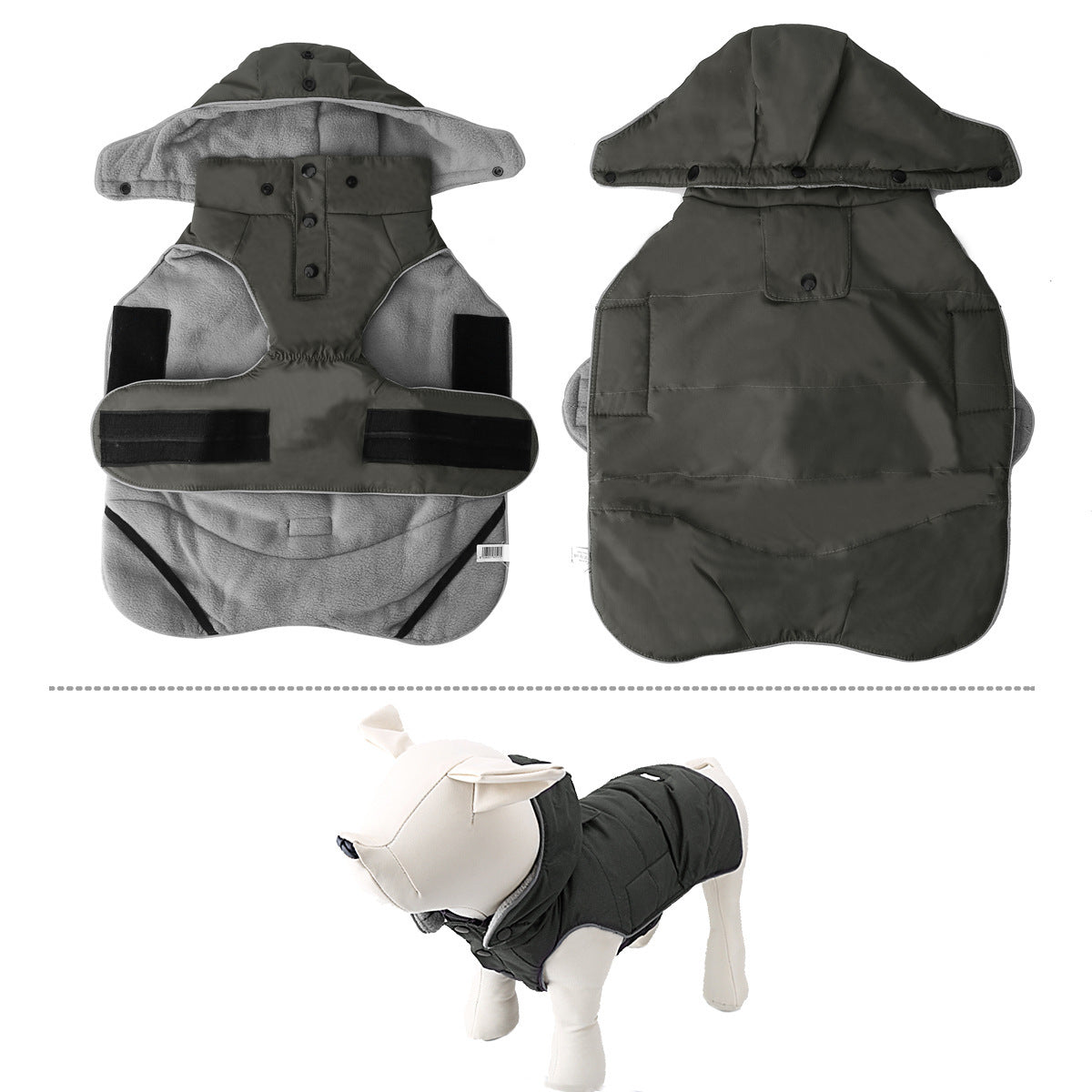 Chien coton Veste hydrofuge