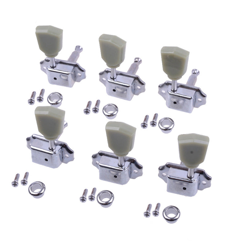 TEMU Vintage Guitar Tuning Pegs Jade Diamond Poignée