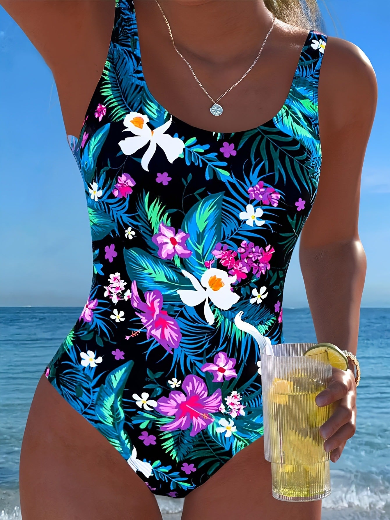 Femme 3D Impression numérique Maillot de bain gradué