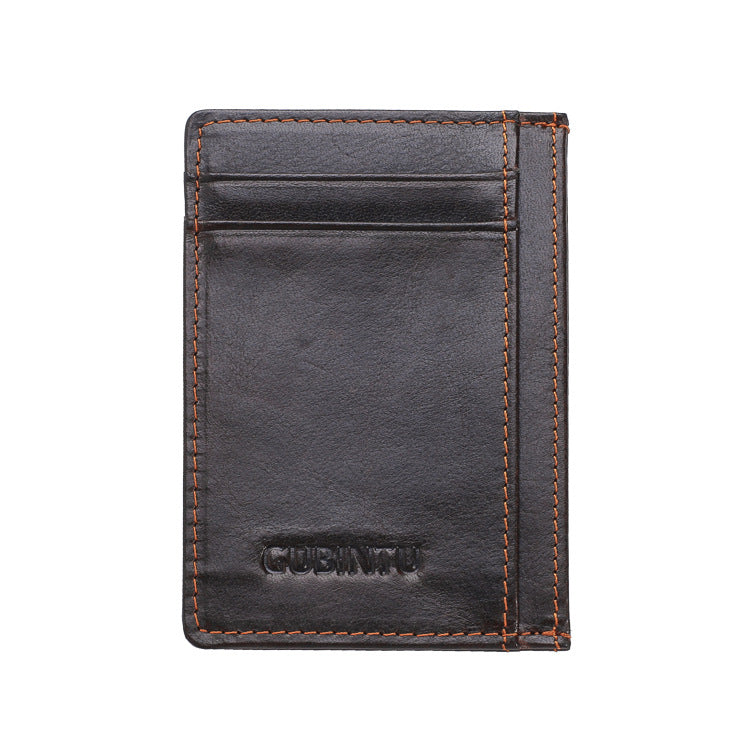 Porte-cartes créatives pour hommes Solid Color Simple