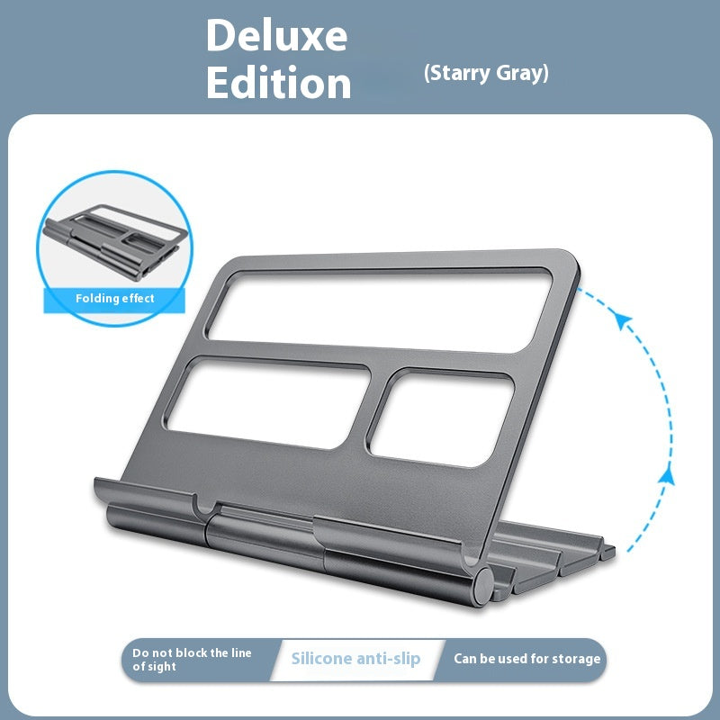 Bracket de stockage multi-fonctionnel de bureau pliable portable tablette télécommande