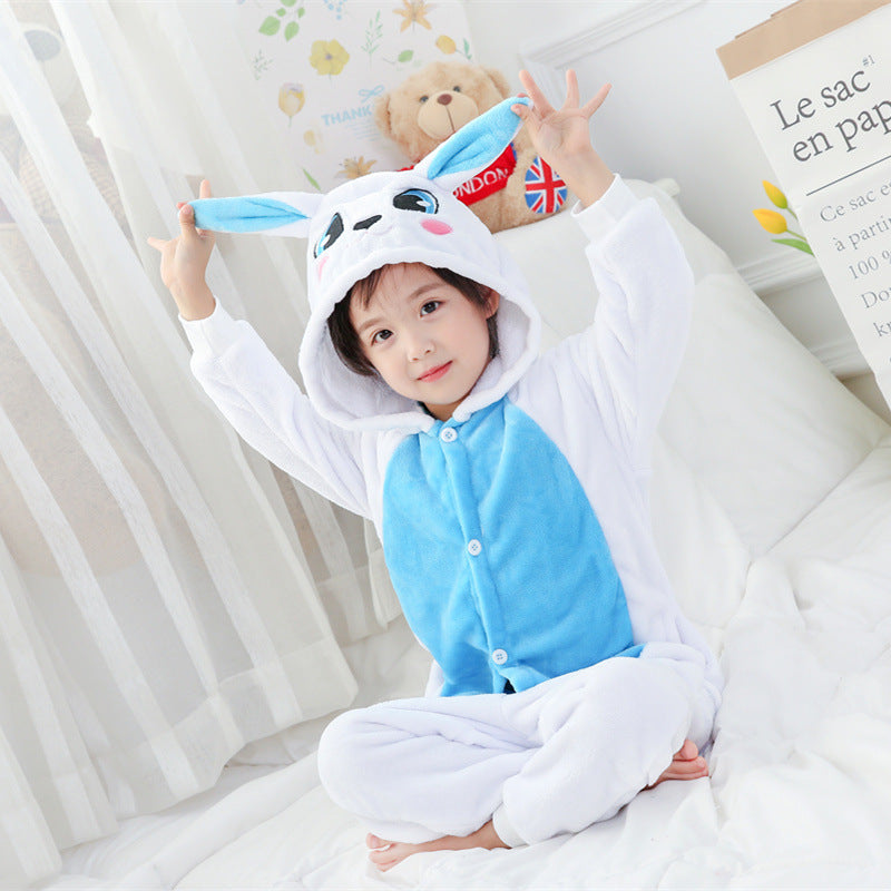 Lapin Animal Pajamas Version Toilette Accueil Service