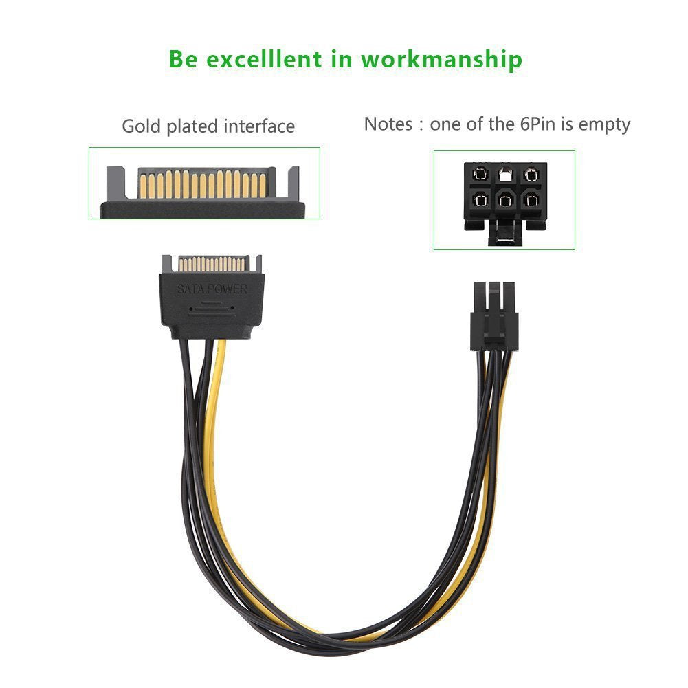 Carte graphique Pci-e1x à 16X pour étendre la révolution 557 carré 6P au châssis carré Titanium