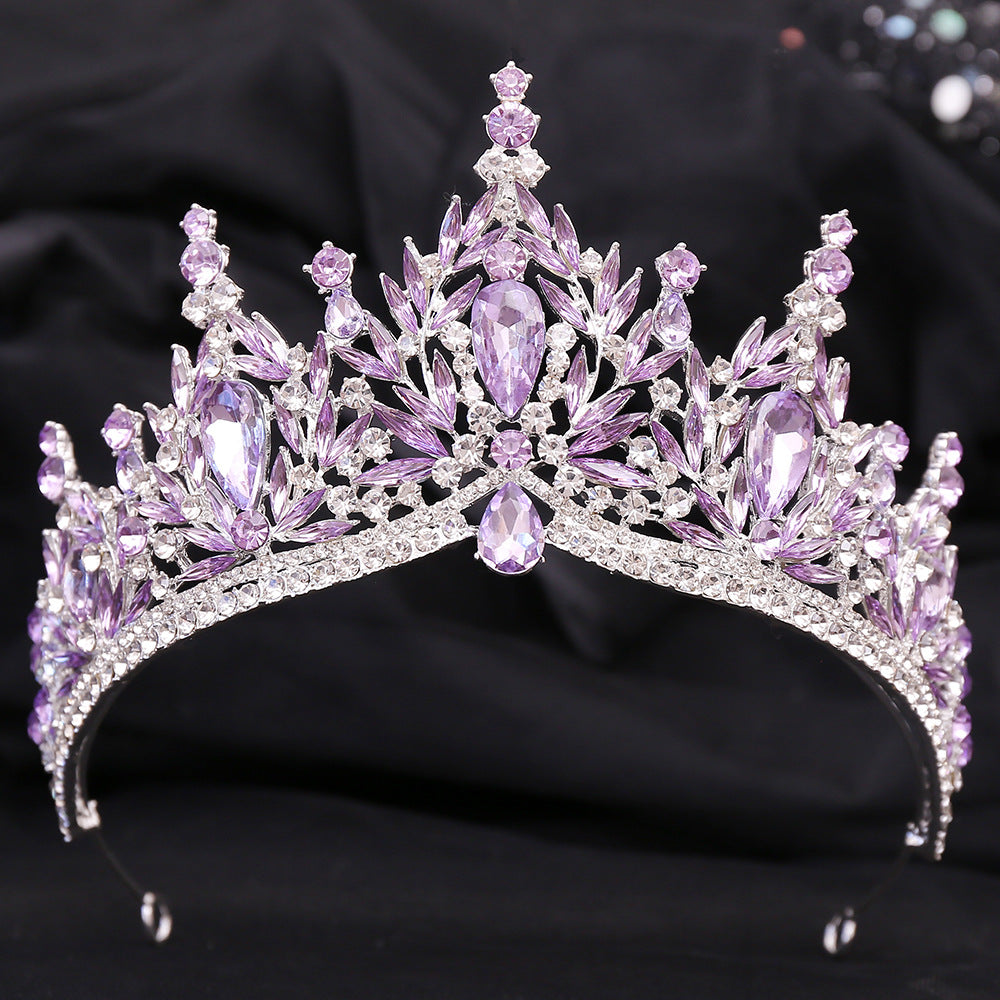Coiffure de la Couronne en cristal nuptial Femme