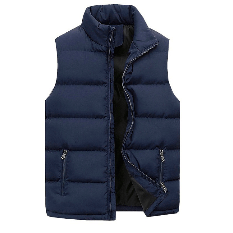 Vêtements en coton rembourrés Veste casual chaud Coton rembourré Veste en coton sans manches Ve