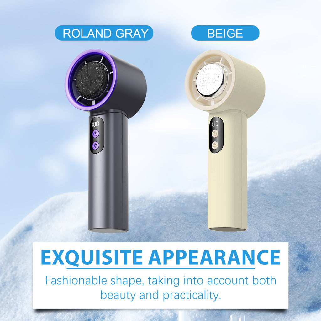 Ice Pack Eventail Portable Lotus Blanc